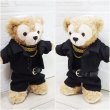 画像2: 【予約受付中】ダッフィー 衣装 ぬいばサイズ (身長14cm) Number 風 LIVE 黒ジャケット コスチューム 服 Ni25 (2)