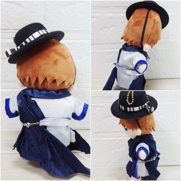 画像3: Hey15thぬいぐるみ サイズ コスチューム 服 縦じまメンカラ 衣装 青担当 hdn767 (3)