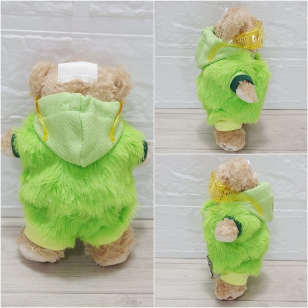 画像3: 【予約受付中】ダッフィー 衣装 Sサイズ (43cm) Number 紅白風 コスチューム 服 Ni49 (3)