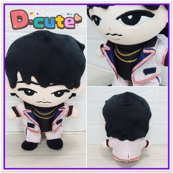 画像4: 【予約受付中】すのチル BIGぬいぐるみ コスチューム ピンクツイード 衣装 紫担当 sb206 (4)