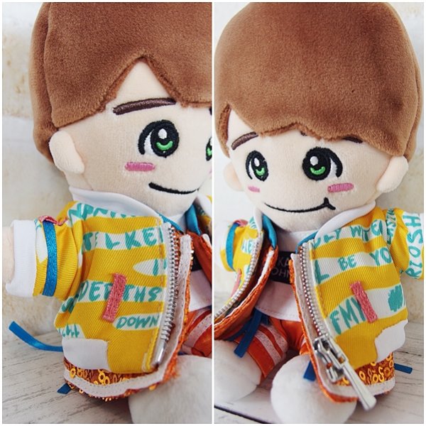 画像3: 【予約受付中】  ちびぬい 衣装 コスチューム 服 na155 soda pop オレンジ衣装 緑担当 (3)