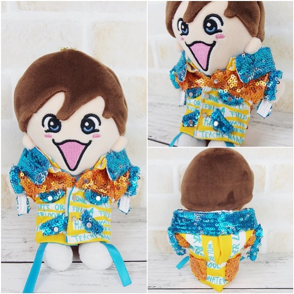 画像5: 【予約受付中】ちびぬい 衣装 コスチューム 服 na156 soda pop オレンジ衣装 青担当 (5)