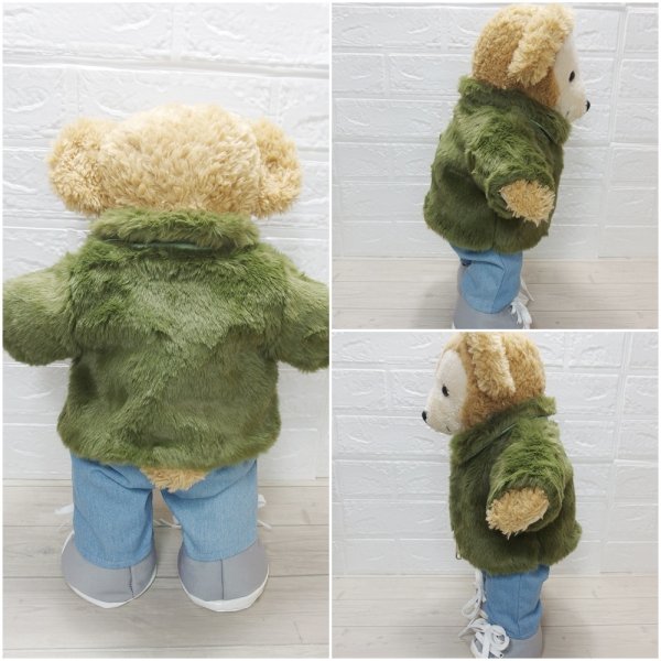 画像4: 【予約受付中】ダッフィー 衣装 Sサイズ (43cm) Number 紅白風 コスチューム 服 Ni50 (4)