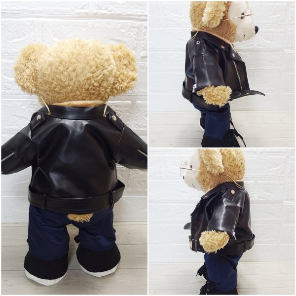 画像3: 【予約受付中】ダッフィー 衣装 Sサイズ (43cm) Number 紅白風 コスチューム 服 Ni51 (3)