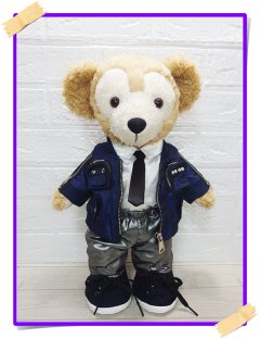 ダッフィー 衣装 Sサイズ (身長43cm) Number 風 紺色 コスチューム 服 Ni52
