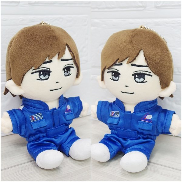 画像2: はぴぬい キンプリ (King&Prince) サイズ 宇宙服 コスチューム 衣装 服 kp665 イエロー WOW (2)