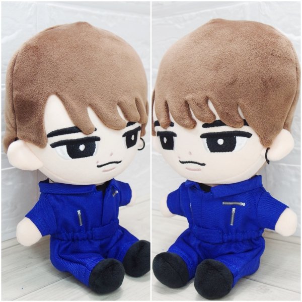 画像2: すのチル BIGぬいぐるみ コスチューム 服 それスノ つなぎ 衣装 青 sb177 (2)