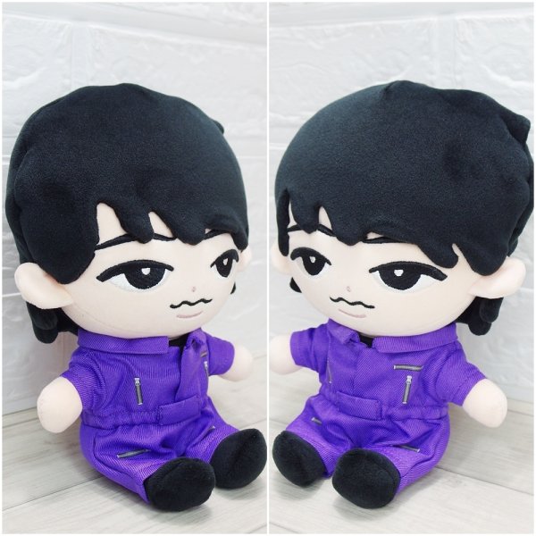 画像2: すのチル BIGぬいぐるみ コスチューム 服 それスノ つなぎ 衣装 紫 sb176 (2)