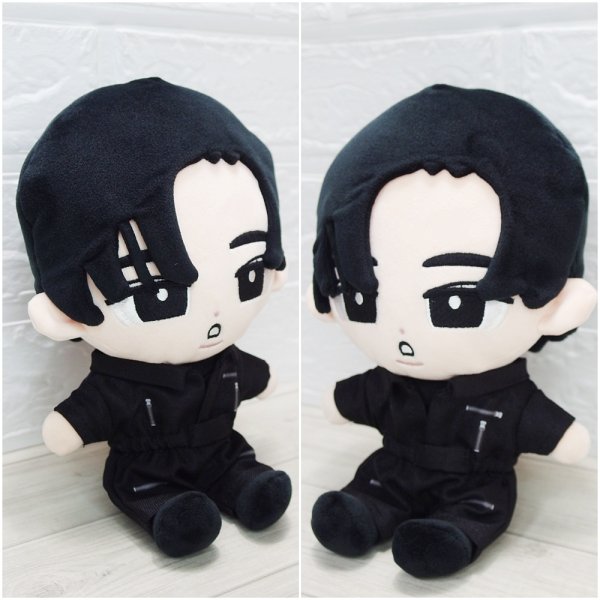 画像2: すのチル BIGぬいぐるみ コスチューム 服 それスノ つなぎ 衣装 黒 sb179 (2)