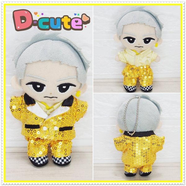 画像10: 【在庫処分在庫処分SALE中】2025 スタジアム スパンコール衣装 (すのチル小/BIG選択) 黄色担当 sn448 (10)