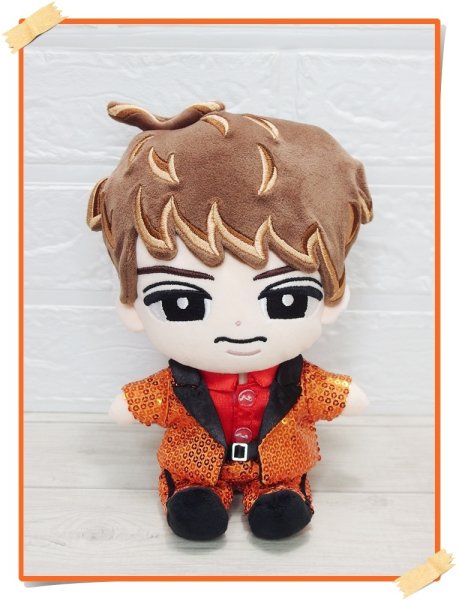 画像2: 【予約受付中】2025 スタジアム スパンコール衣装 (すのチル小/BIG選択) オレンジ担当 sn445 (2)