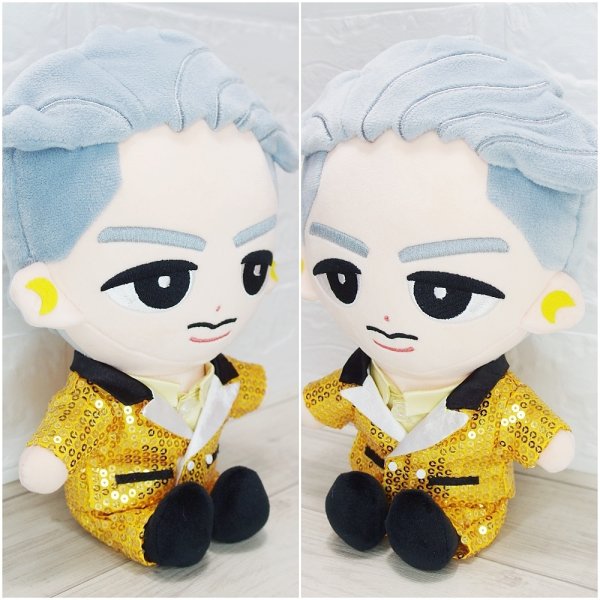 画像3: 【在庫処分在庫処分SALE中】2025 スタジアム スパンコール衣装 (すのチル小/BIG選択) 黄色担当 sn448 (3)