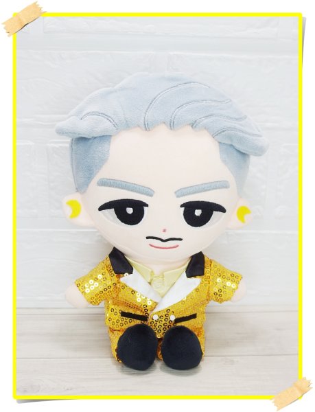 画像2: 【在庫処分在庫処分SALE中】2025 スタジアム スパンコール衣装 (すのチル小/BIG選択) 黄色担当 sn448 (2)