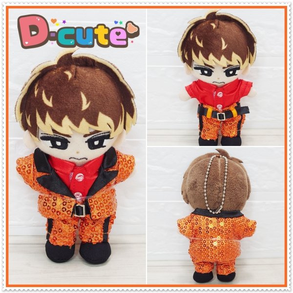 画像9: 【予約受付中】2025 スタジアム スパンコール衣装 (すのチル小/BIG選択) オレンジ担当 sn445 (9)