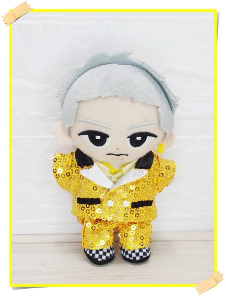 画像7: 【在庫処分在庫処分SALE中】2025 スタジアム スパンコール衣装 (すのチル小/BIG選択) 黄色担当 sn448 (7)