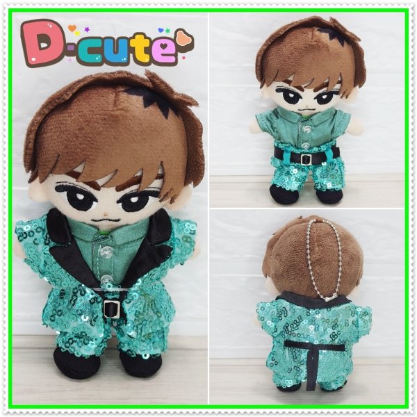 画像9: 2025 スタジアム スパンコール衣装 (すのチル小/BIG選択) 緑担当 sn444 (9)