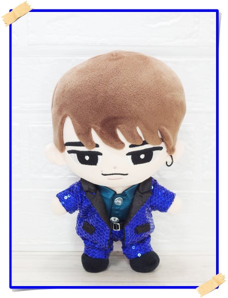 画像3: 2025 スタジアム スパンコール衣装 (すのチル小/BIG選択) 青担当 sn447 (3)