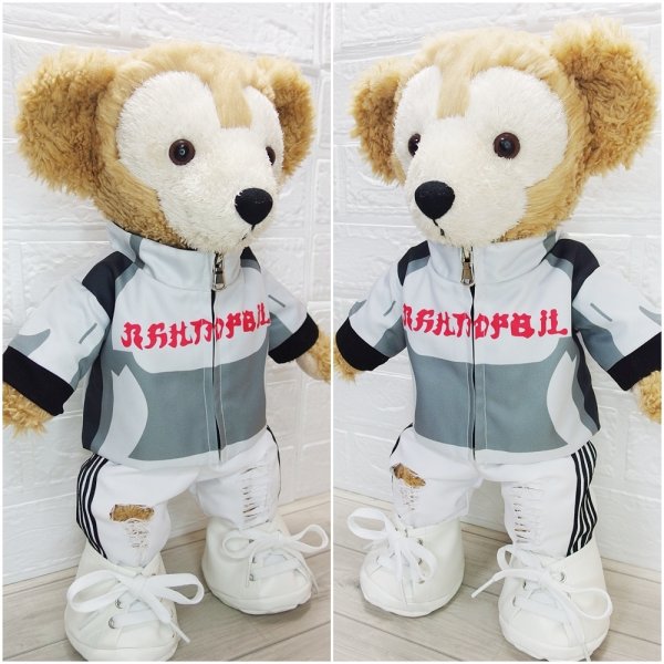 画像2: ダッフィー 衣装 Sサイズ (43cm) Number GOD風  コスチューム 服 Ni62 (2)