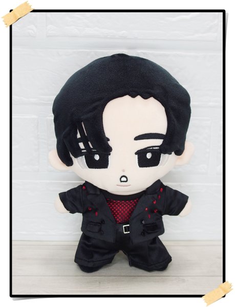 画像2: 【予約受付中】黒担当 シリアス コスチューム  (すのチル小/BIG選択) sn469 (2)