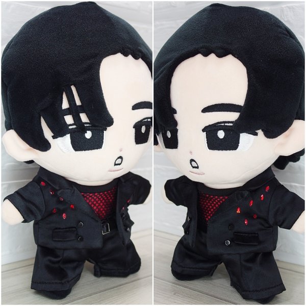 画像3: 【予約受付中】黒担当 シリアス コスチューム  (すのチル小/BIG選択) sn469 (3)