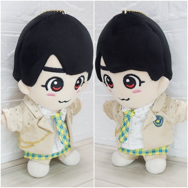 画像2: 【予約受付中】 ちびぬい 2025 チェック柄 コスチューム  na562 (2)