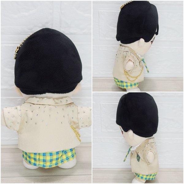 画像3: 【予約受付中】 ちびぬい 2025 チェック柄 コスチューム  na562 (3)