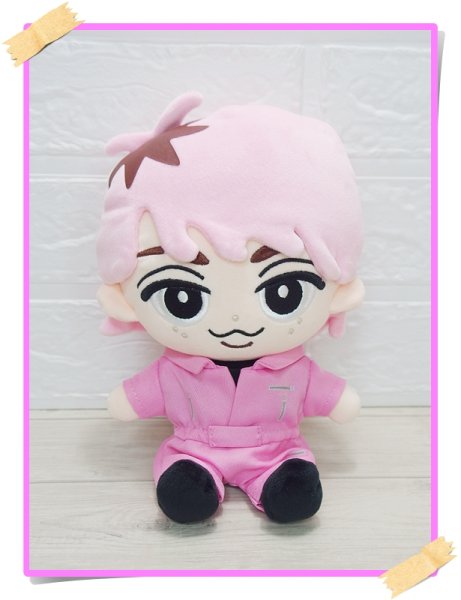 画像1: 【予約受付中】 すのチル BIGぬいぐるみ コスチューム 服 それスノ つなぎ 衣装 ピンク sb172 (1)