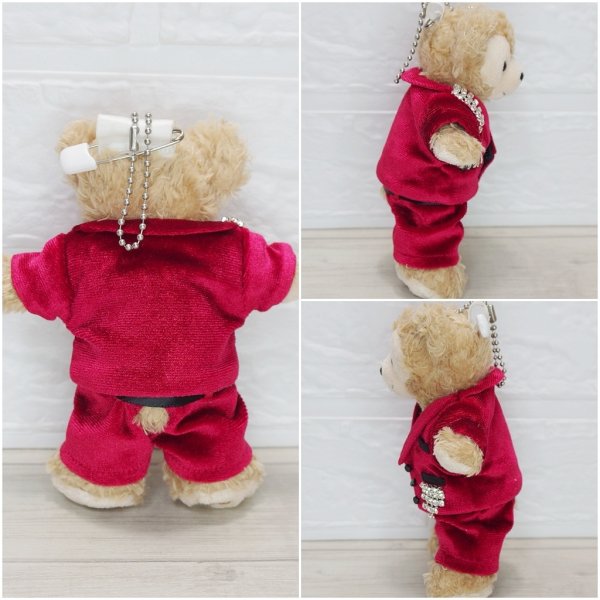 画像5: 【予約受付中】ダッフィー ぬいばサイズ 赤ベロア 服 コスチューム 衣装 基 IM15 (5)