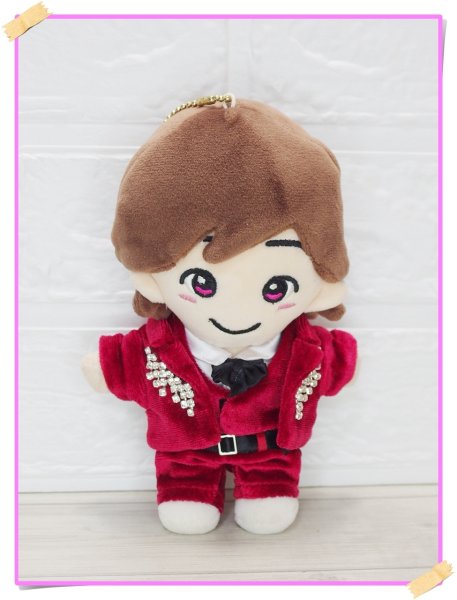 画像1: 【予約受付中】ちびぬいサイズ 赤ベロア 服 コスチューム 衣装 佐 IM22 (1)