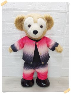 【予約受付中】ダッフィー Sサイズ 黒ピンク 衣装 コスチューム 服 全員共通  IM00