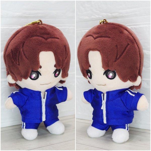 画像2: 【予約受付中】手つなぎスト衣装  青ジャージ コスチューム 服 six19 (2)