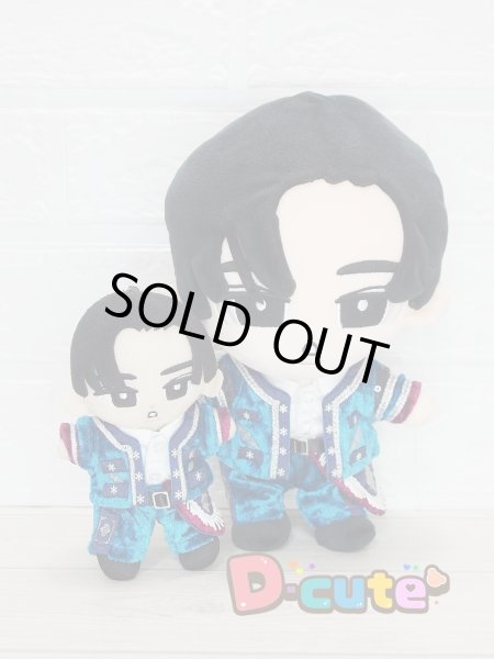 画像1: 「SALE中」新ターコイズ衣装  (すのチル小/BIG選択) 黒担当 sn519 (1)