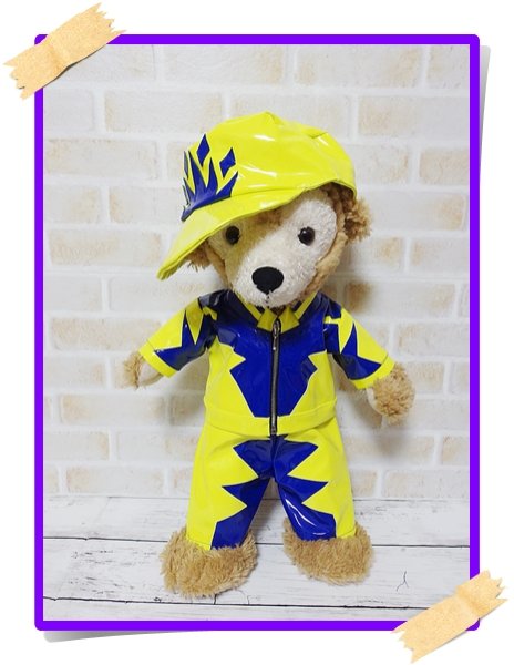 画像1: 【予約受付中】 ダッフィー 衣装 Sサイズ (身長43cm) come back コスチューム 服 M a01 (1)