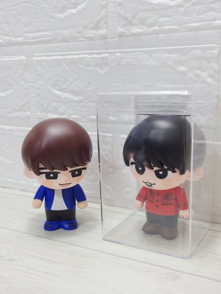 画像6: 3個セット ソフビ 観賞用 ケース 透明 acp03 (6)