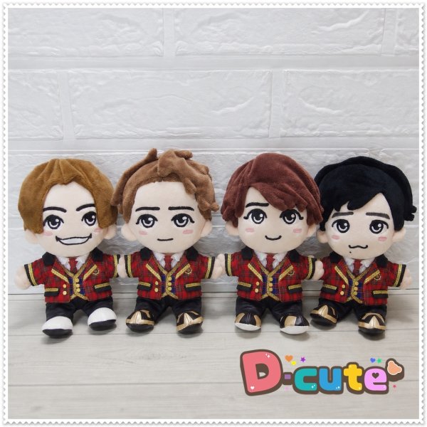 画像1: 嵐 ちびぬい コスチューム 衣装 LOVE チェック 衣装 a533 (1)