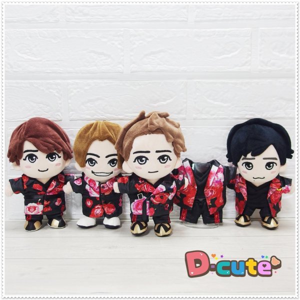 画像5: 嵐 ちびぬい コスチューム 衣装 5〇20 薔薇 風 衣装 緑担当 a516 (5)