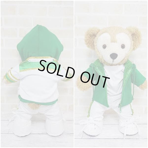 画像4: ダッフィー 衣装 Sサイズ (身長43cm) Lil 風コスチューム 服 L01 緑 (4)