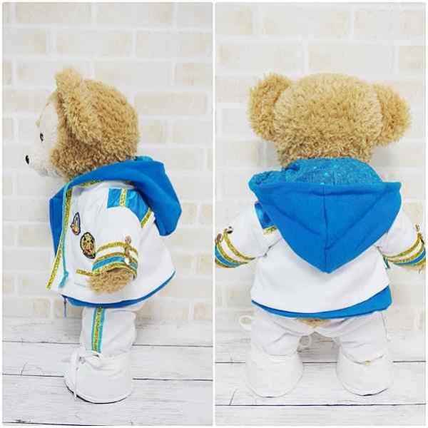 画像3: 【予約受付中】  ダッフィー 衣装 Sサイズ (身長43cm) Lil 風コスチューム 服 L04 青 (3)