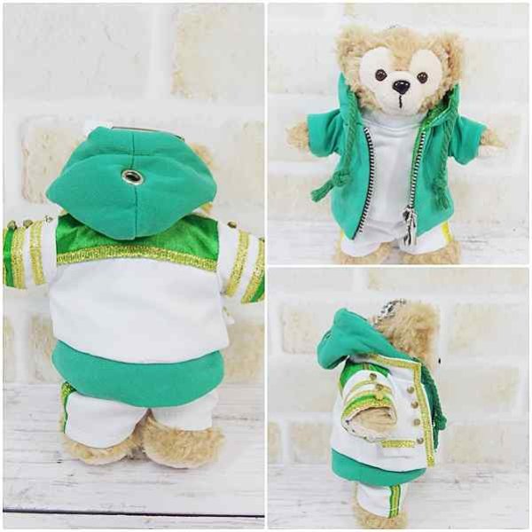 画像3: 【予約受付中】 ダッフィー 衣装 ぬいばサイズ (14cm) コスチューム 服 Lil 風 L06 緑 (3)