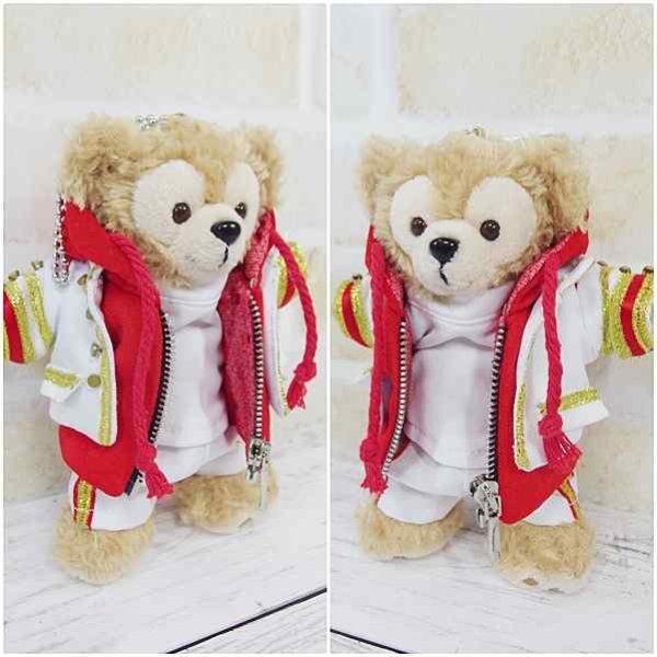 画像2: ダッフィー 衣装 Lil 風 ぬいばサイズ (14cm) コスチューム 服 L08 赤 (2)