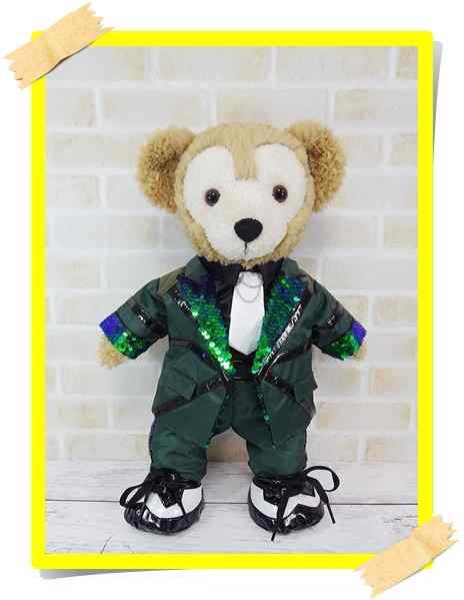 画像1: ダッフィー 衣装 Sサイズ (身長43cm) Travis 風コスチューム 服 t04 (1)