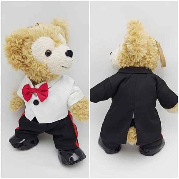 画像3: 【予約受付中】 ダッフィー＆ジェラトーニ 衣装 ポーチサイズ (身長28cm) Love Dance コスチューム 服 M a102 (3)