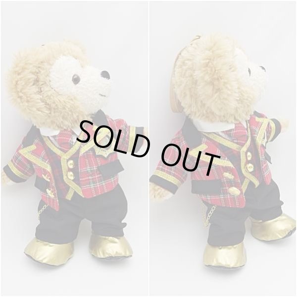 画像2: 【予約受付中】 ダッフィー&ジェラトーニ 衣装 ポーチサイズ (身長28cm)  Love Rock コスチューム 服 a109 (2)