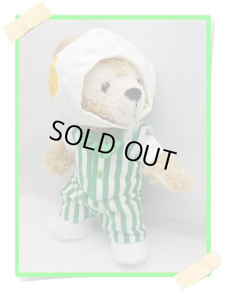 画像1: 【予約受付中】 ダッフィー&ジェラトーニ 衣装 ポーチサイズ (身長28cm) 変身シリーズ ポップコーン コスチューム 服 緑 a141 (1)