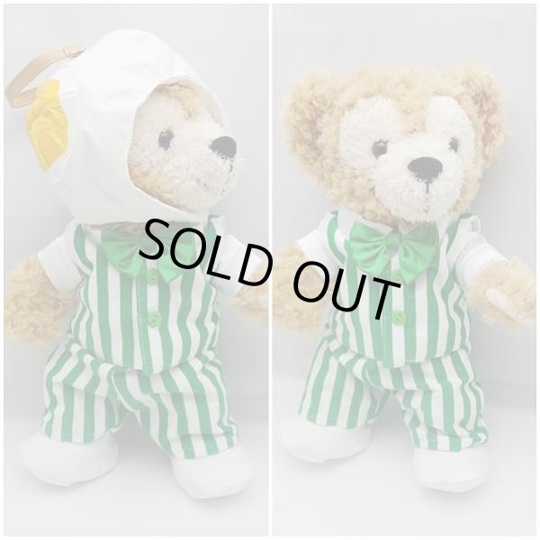 画像2: 【予約受付中】 ダッフィー&ジェラトーニ 衣装 ポーチサイズ (身長28cm) 変身シリーズ ポップコーン コスチューム 服 緑 a141 (2)