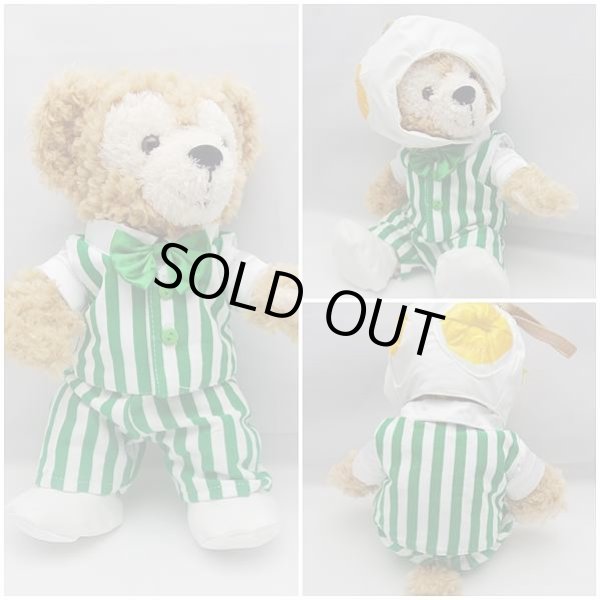 画像3: 【予約受付中】 ダッフィー&ジェラトーニ 衣装 ポーチサイズ (身長28cm) 変身シリーズ ポップコーン コスチューム 服 緑 a141 (3)