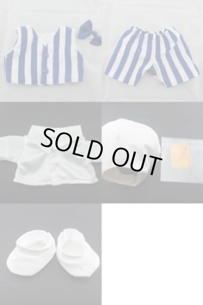 画像2: 【予約受付中】 ダッフィー&ジェラトーニ 衣装 ポーチサイズ (身長28cm) 変身シリーズ ポップコーン コスチューム 服 青 a144 (2)