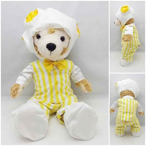 画像3: 【予約受付中】 ダッフィー 衣装 Sサイズ (身長43cm) 変身シリーズ ポップコーン コスチューム 服 黄色 a147 (3)