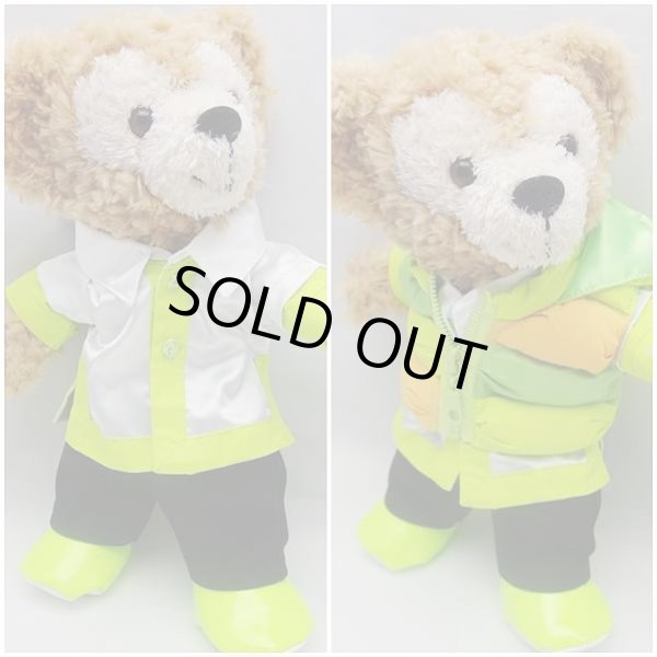 画像2: 【予約受付中】 ダッフィー&ジェラトーニ 衣装 ポーチサイズ (身長28cm) popcorn ダウンジャケット コスチューム 服 緑 M a150 (2)