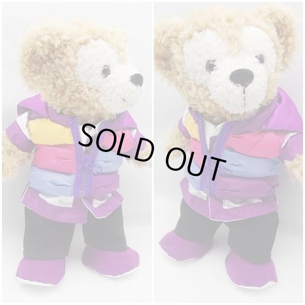 画像2: 【予約受付中】 ダッフィー&ジェラトーニ 衣装 ポーチサイズ (身長28cm) popcorn ダウンジャケット コスチューム 服 紫色 S a151 (2)